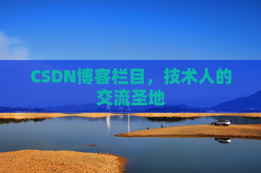 CSDN博客栏目，技术人的交流圣地